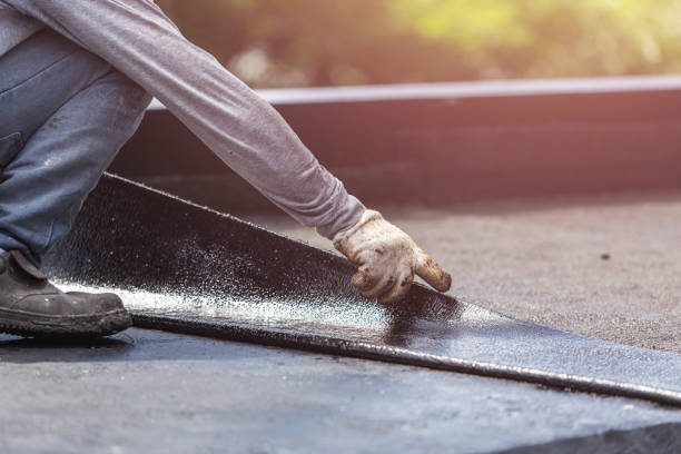 Professional Crawl Space Encapsulation technician working in Falkville, AL
